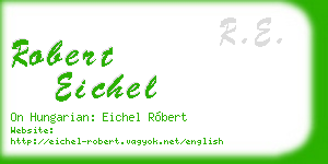 robert eichel business card
